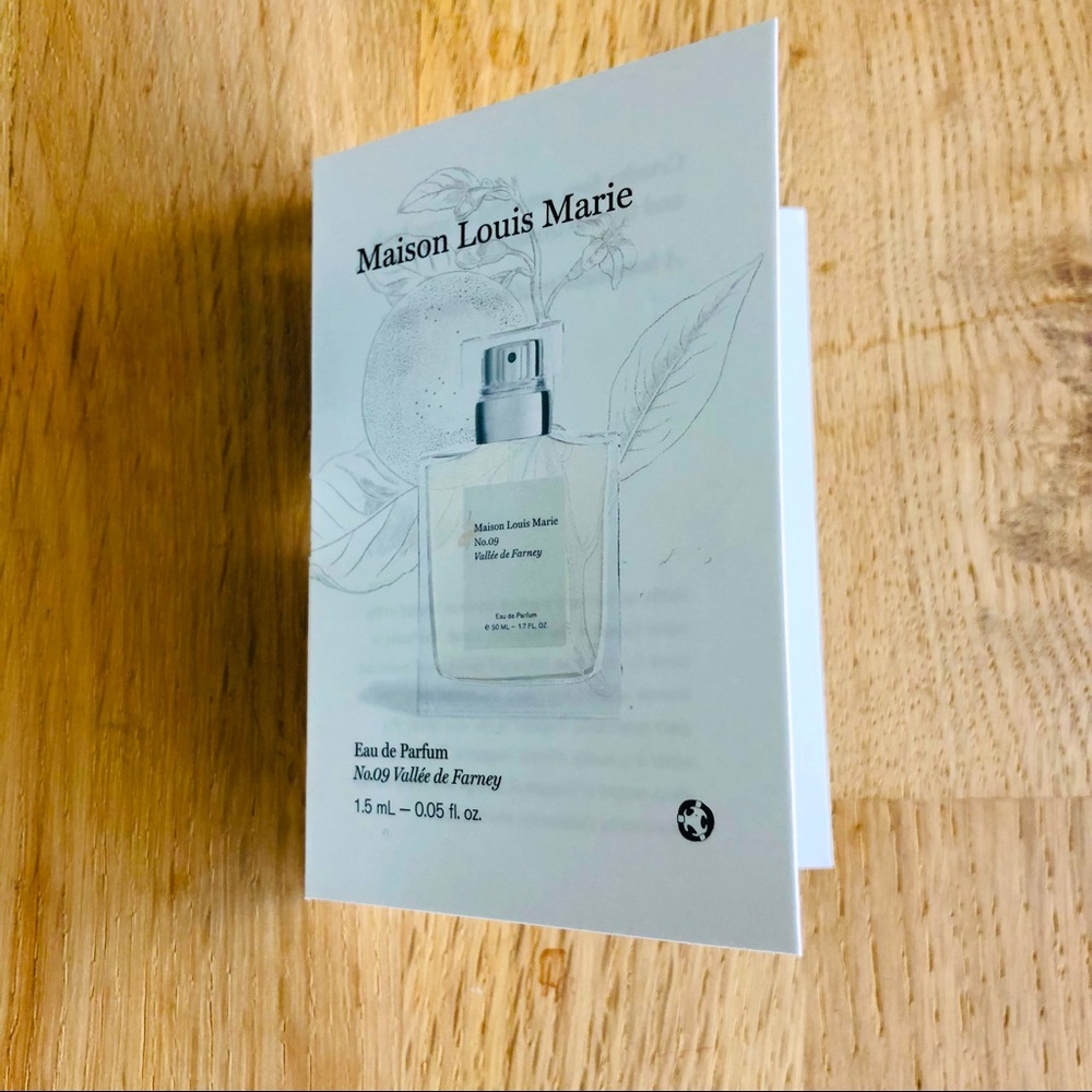 FREE with any purchase | Maison Louis Marie | Sample of No9 Vallée de Farney